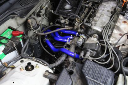 Picture of HPS Performance HVAC Heater Hose Kit - 57-1773-BLUE
