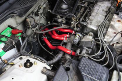 Picture of HPS Performance HVAC Heater Hose Kit - 57-1773-RED