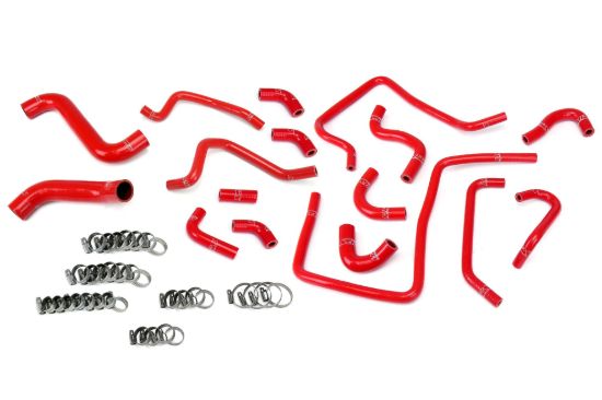 Picture of HPS Performance Radiator Coolant Hose Kit - 57-1812-RED