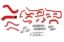 Picture of HPS Performance Radiator Coolant Hose Kit - 57-1813-RED