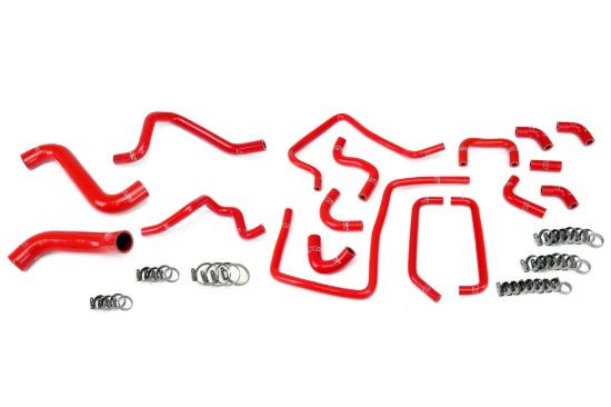 Picture of HPS Performance Radiator Coolant Hose Kit - 57-1814-RED
