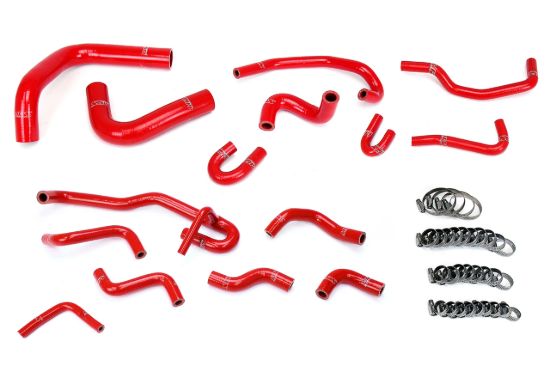 Picture of HPS Performance Radiator Coolant Hose Kit - 57-1831-RED