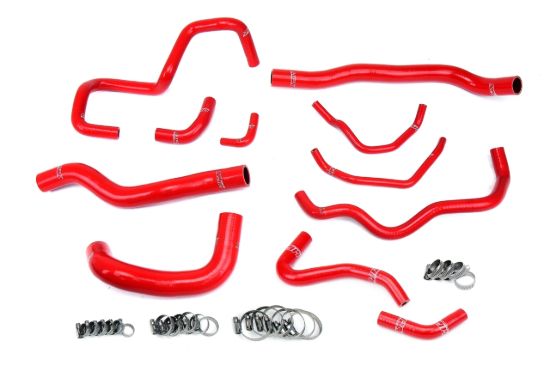 Picture of HPS Performance Radiator Coolant Hose Kit - 57-1876-RED