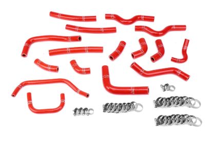 Picture of HPS Performance Radiator Coolant Hose Kit - 57-1911-RED