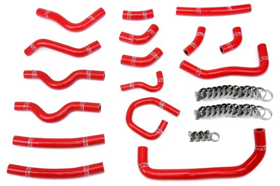 Picture of HPS Performance Radiator Coolant Hose Kit - 57-1913-RED