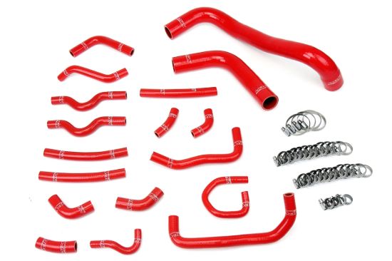 Picture of HPS Performance Radiator Coolant Hose Kit - 57-1914-RED