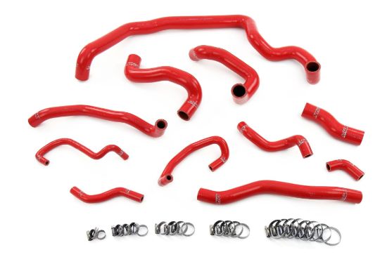 Picture of HPS Performance Radiator Coolant Hose Kit - 57-1995-RED