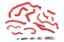 Picture of HPS Performance Radiator Coolant Hose Kit - 57-2000-RED