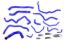 Picture of HPS Performance Radiator Coolant Hose Kit - 57-2004-BLUE