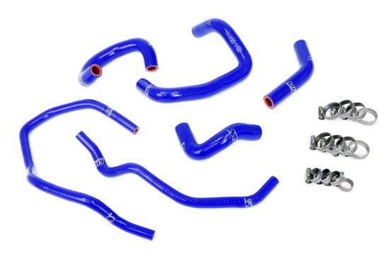 Picture of HPS Performance Radiator Coolant Hose Kit - 57-2014-BLUE