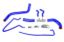 Picture of HPS Performance Radiator Coolant Hose Kit - 57-2064-BLUE
