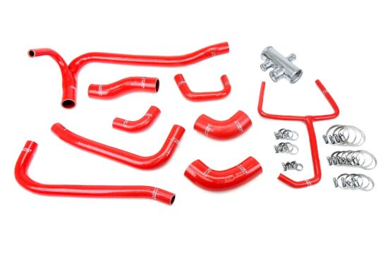 Picture of HPS Performance Radiator Coolant Hose Kit - 57-2069-RED
