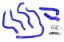 Picture of HPS Performance Radiator Coolant Hose Kit - 57-2076-BLUE