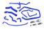 Picture of HPS Performance Radiator Coolant Hose Kit - 57-2083-BLUE