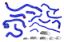 Picture of HPS Performance Radiator Coolant Hose Kit - 57-2098-BLUE
