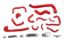 Picture of HPS Performance Radiator Coolant Hose Kit - 57-2135-RED