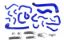 Picture of HPS Performance Radiator Coolant Hose Kit - 57-2136-BLUE