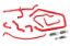 Picture of HPS Performance Radiator Coolant Hose Kit - 57-2137-RED