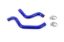 Picture of HPS Performance Radiator Coolant Hose Kit - 57-2141R-BLUE