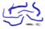 Picture of HPS Performance Radiator Coolant Hose Kit - 57-2149-BLUE