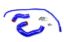 Picture of HPS Performance Radiator Coolant Hose Kit - 57-2160-BLUE