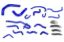 Picture of HPS Performance Radiator Coolant Hose Kit - 57-2191-BLUE