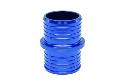 Picture of HPS Performance HVAC Heater Hose Connector - AHU-087-BLUE