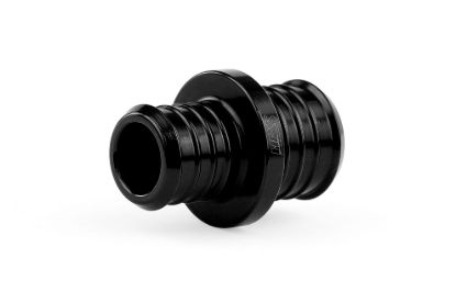 Picture of HPS Performance HVAC Heater Hose Connector - AHUR-062-075-BLK