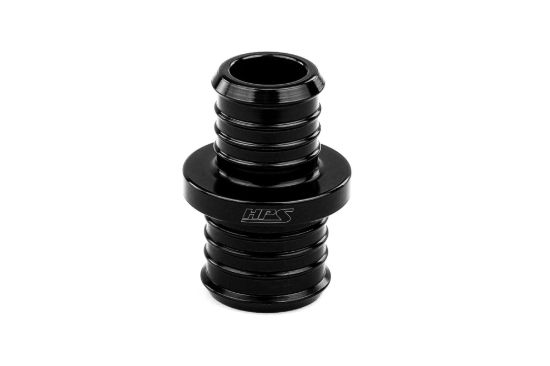 Picture of HPS Performance HVAC Heater Hose Connector - AHUR-075-100-BLK