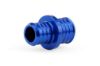 Picture of HPS Performance HVAC Heater Hose Connector - AHUR-075-100-BLUE