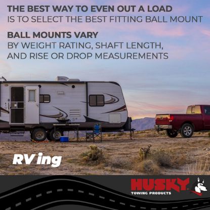 Picture of Husky Towing Trailer Hitch Ball Mount - 31354