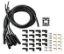 Univ Spark Plug Wire Set 180 Ceramic Boots Black