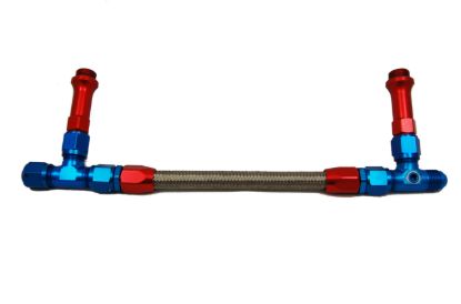 Braided Fuel Line Kit - #8 Holley Carb.