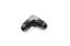 Alum #6 90 Deg Elbow Union Black