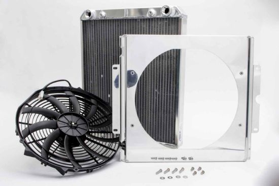 Dragster Radiator w/ Fan and Shroud