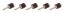 Flap Wheel with Mandrel 1in OD 60 Grit 5pk