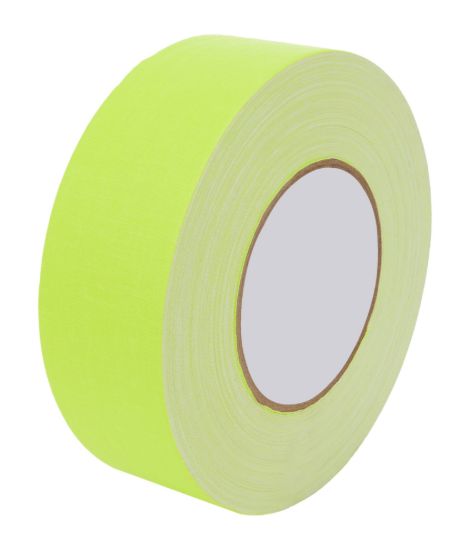 Gaffers Tape 2in x 150ft Fluorescent Yellow