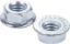 Serrated Flange Nuts 5/16-18 10pk
