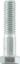 Hex Head Bolt 7/16-14 x 1-3/4 Grade 5 10pk