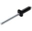 Sm Hd Rivet Black 250pk