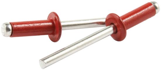 Sm Hd Rivet Red Alum 250pk