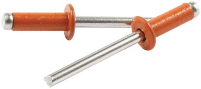 Sm Hd Rivet Orange Alum 250pk