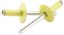 Lg Hd Rivet Yellow Alum 250pk