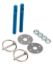 Alum Hood Pin Kit 3/8in Blue