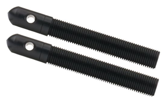 Alum Hood Pins 1/2in w/ 3/16in Hole 2pk Black