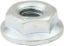 Spin Lock Nuts 10pk Silver