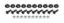 Countersunk Bolts 1/4in w/ 3/4in Washer Blk 10pk