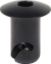 Oval Allen Hd Fasteners 7/16 .500in 50pk Alum Bk
