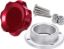 Filler Cap Red with Bolt-In Alum Bung Small