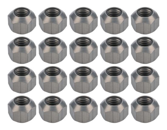 Lug Nuts 5/8-11 Alum HC Dbl Chamfer 20pk